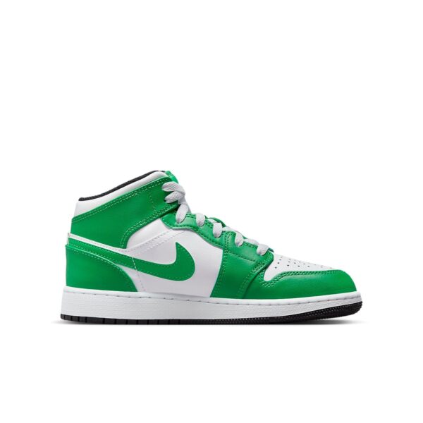 Jordan 1 Mid Lucky Green (GS)