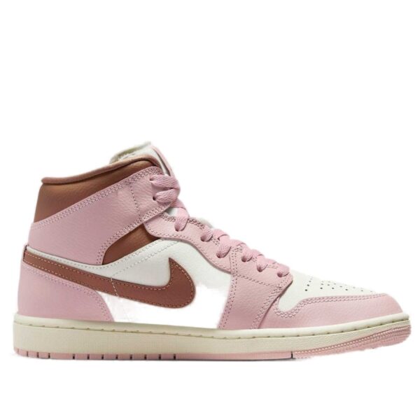 Jordan 1 Mid Pink Oxford Brown (Women’s)