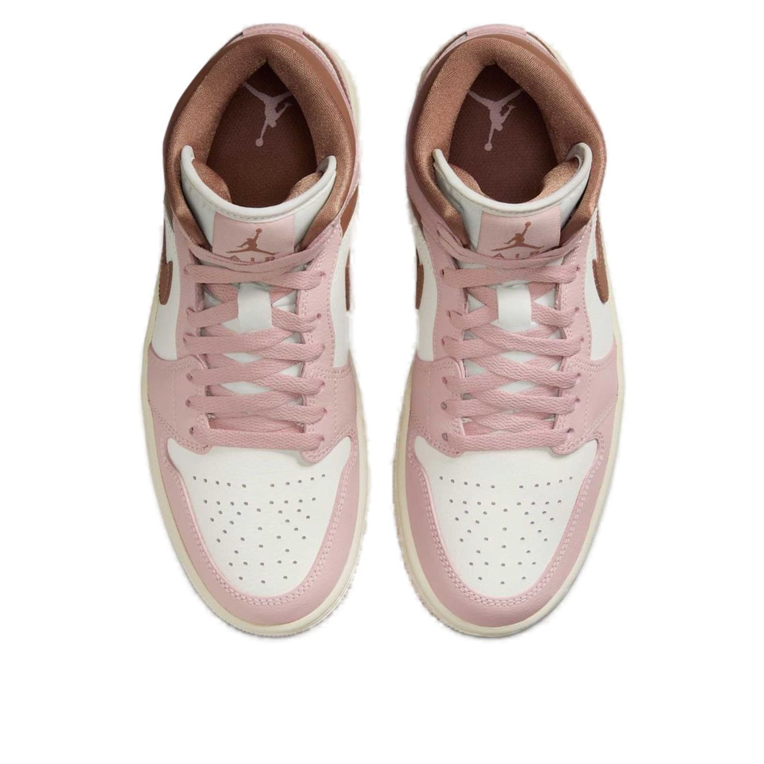 Jordan 1 Mid Pink Oxford Brown (Women's) 6 Jordan 1 Mid Pink Oxford Brown (Women's)