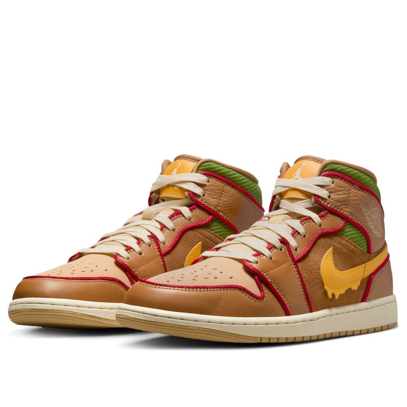 Jordan 1 Mid SE Cheeseburger 5 Jordan 1 Mid SE Cheeseburger