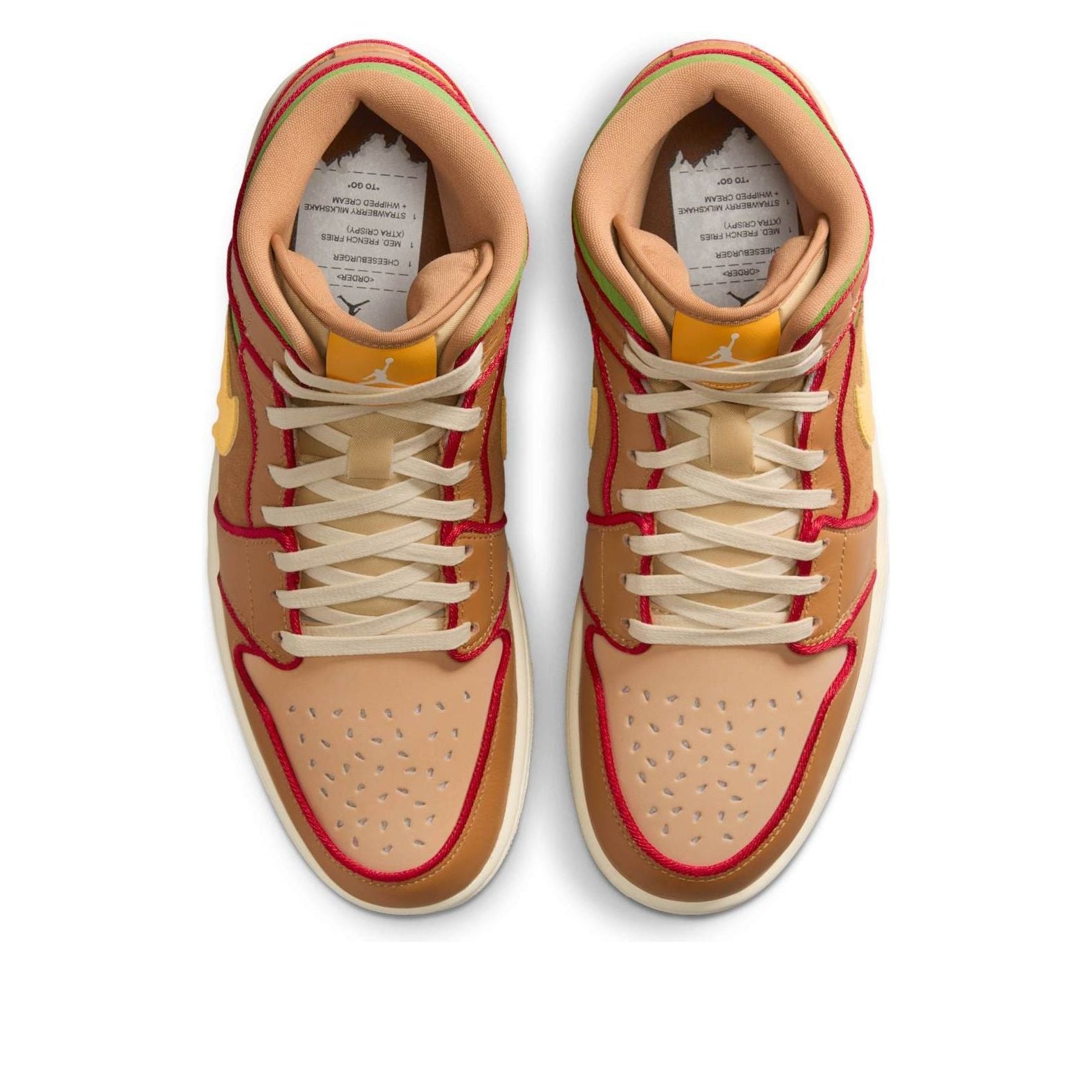 Jordan 1 Mid SE Cheeseburger 6 Jordan 1 Mid SE Cheeseburger