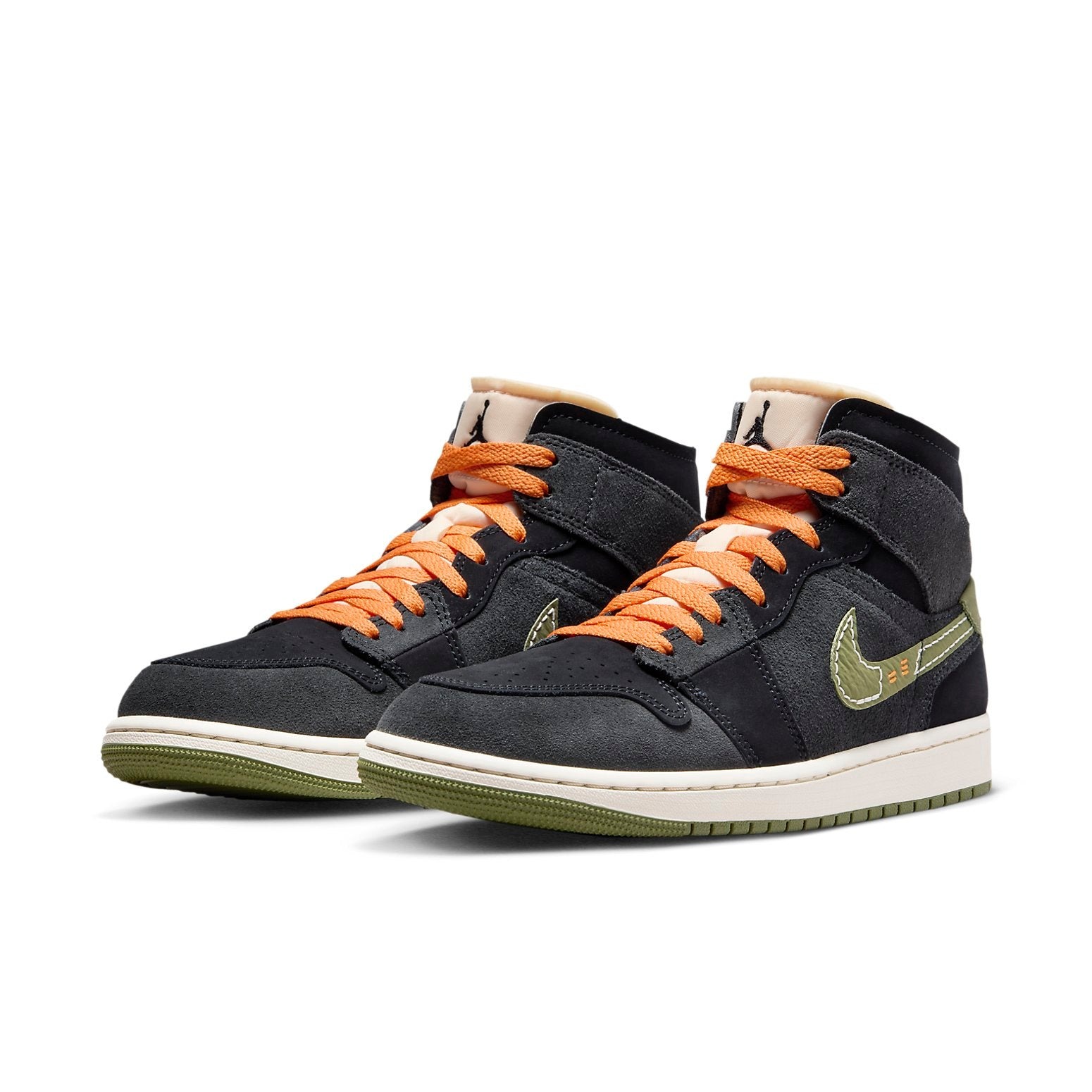 Jordan 1 Mid SE Craft Anthracite Light Olive 5 Jordan 1 Mid SE Craft Anthracite Light Olive
