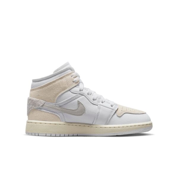 Jordan 1 Mid SE Craft Inside Out Tech Grey (GS)