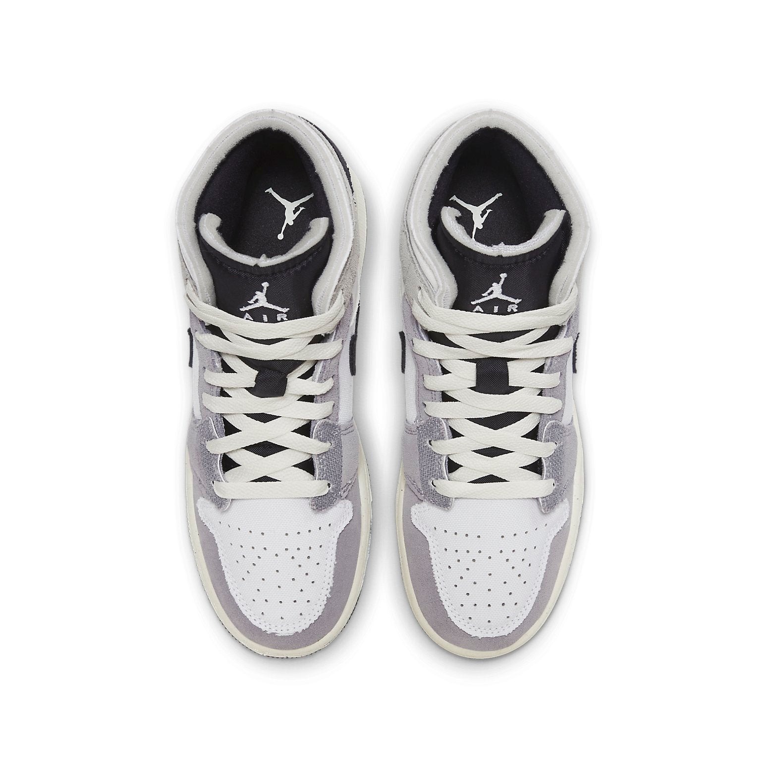 Jordan 1 Mid SE Craft White Cement Grey Black (GS) 5 Jordan 1 Mid SE Craft White Cement Grey Black (GS)