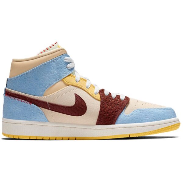 Jordan 1 Mid SE Fearless Maison Chateau Rouge