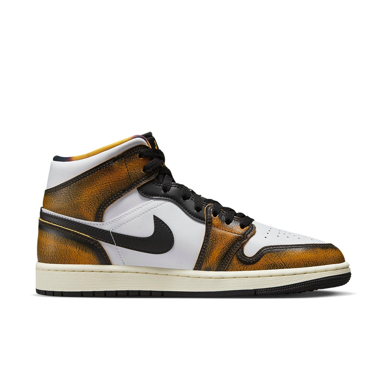 Jordan 1 Mid SE Orange Wear Away 4 Jordan 1 Mid SE Orange Wear Away