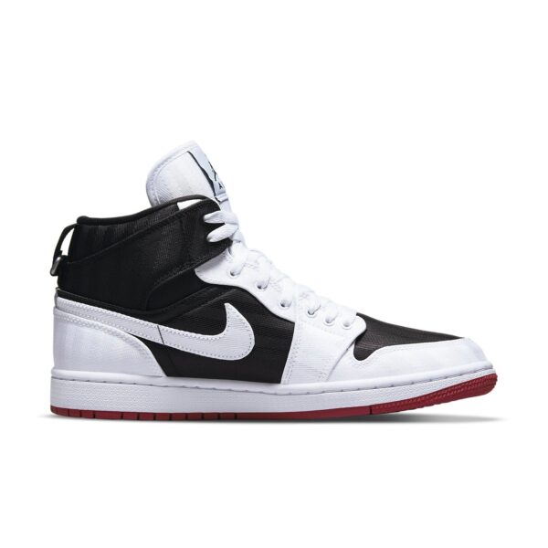 Jordan 1 Mid SE Utility Canvas White Black Gym Red (Women’s)