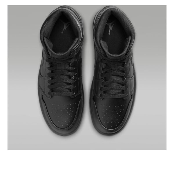 Jordan 1 Mid Triple Black