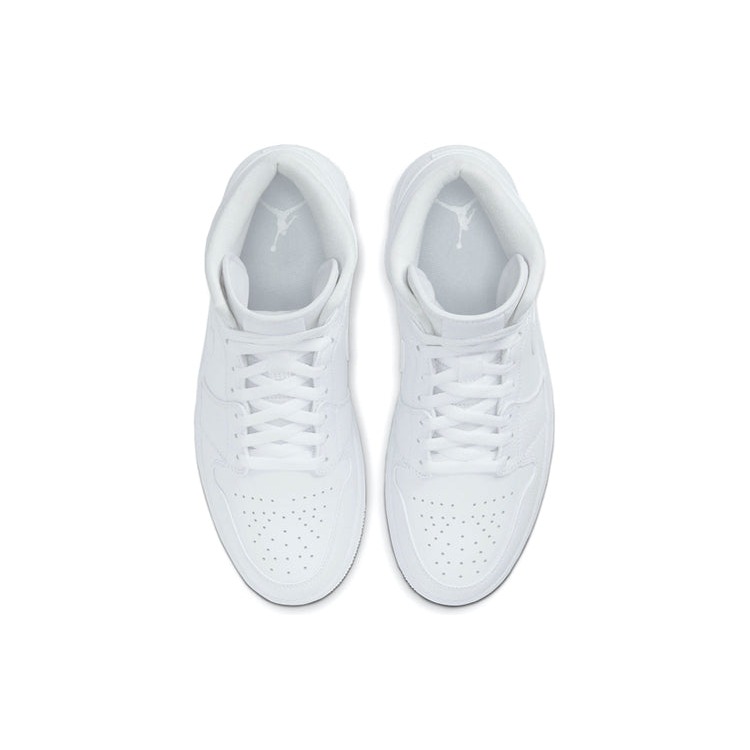 Jordan 1 Mid Triple White 2.0 (2020) 6 Jordan 1 Mid Triple White 2.0 (2020)