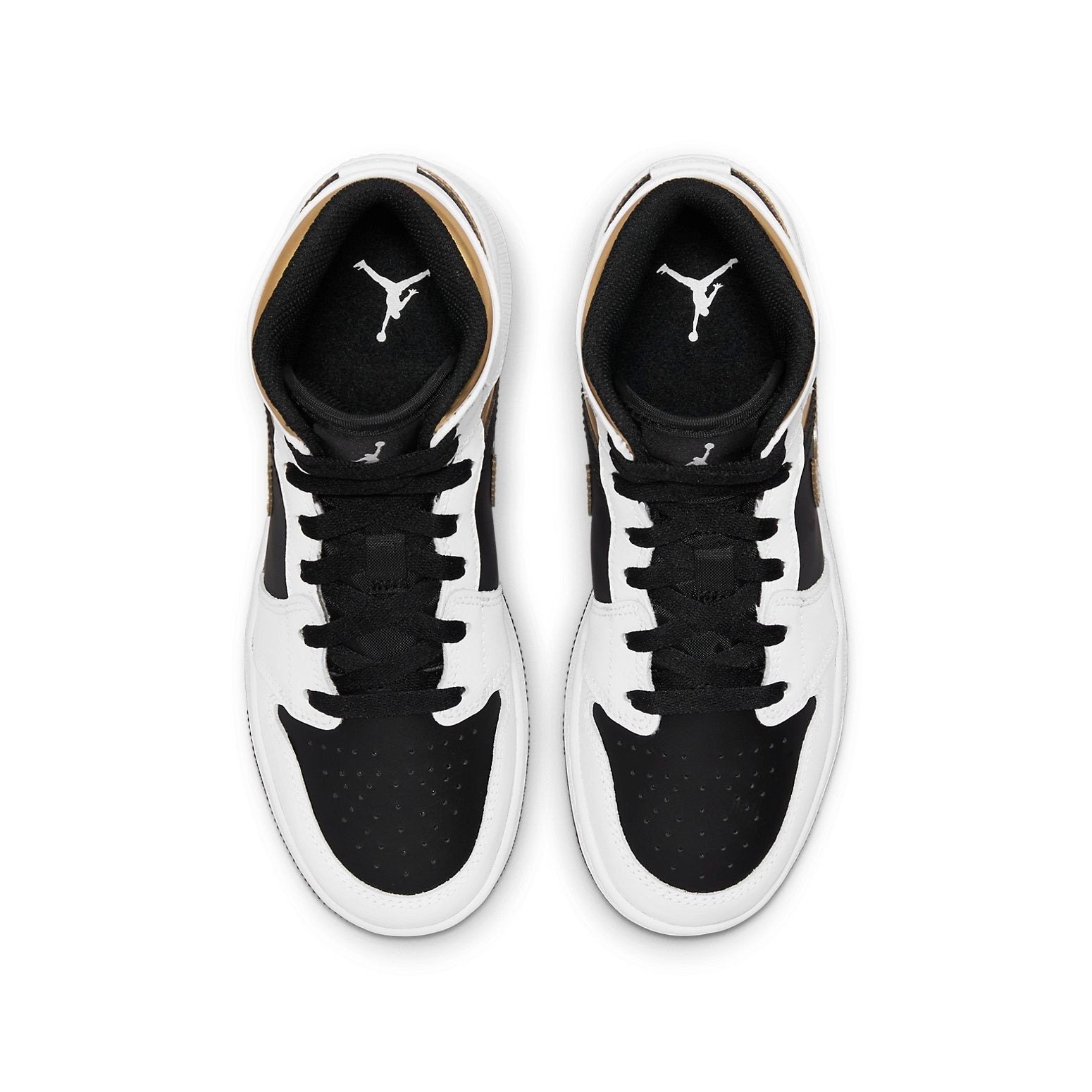 Jordan 1 Mid White Gold Black (GS) 6 Jordan 1 Mid White Gold Black (GS)