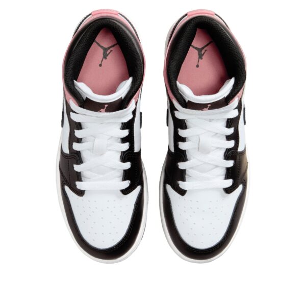 Jordan 1 Mid White Rust Pink Black (GS)