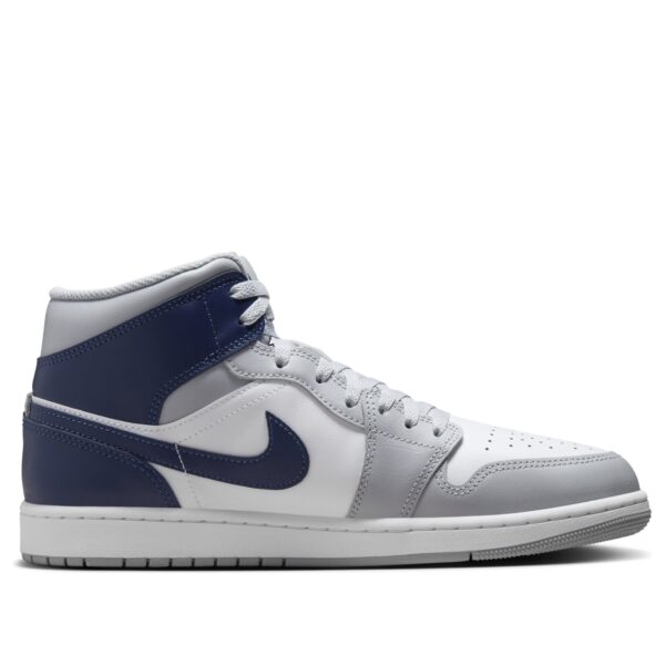 Jordan 1 Mid Wolf Grey Midnight Navy