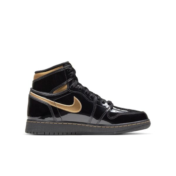 Jordan 1 Retro High Black Metallic Gold (2020) (GS)