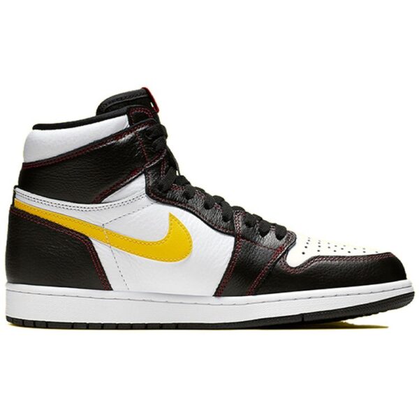 Jordan 1 Retro High Defiant White Black Gym Red