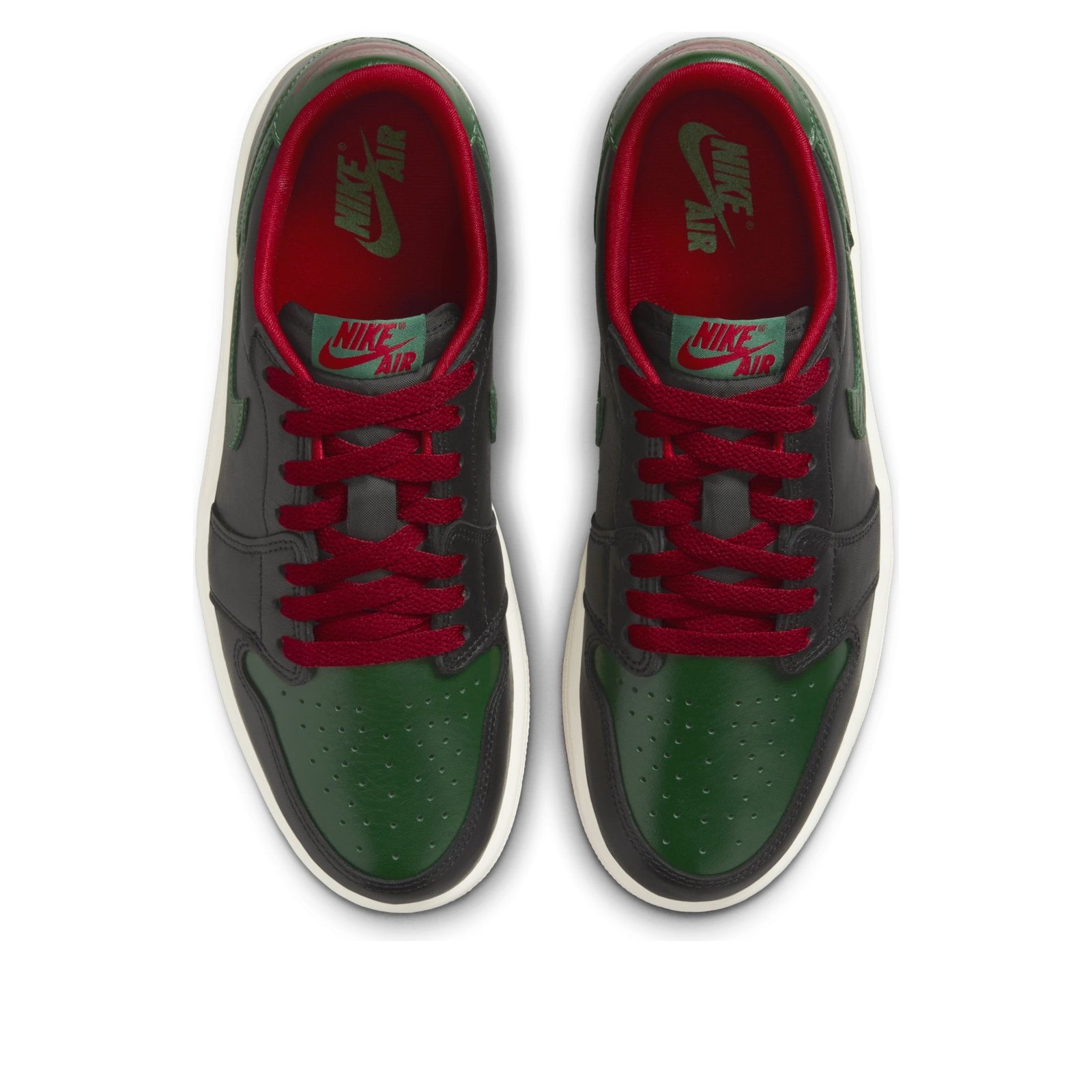 Jordan 1 Retro Low OG Gorge Green Varsity Red (Women's) 4 Jordan 1 Retro Low OG Gorge Green Varsity Red (Women's)