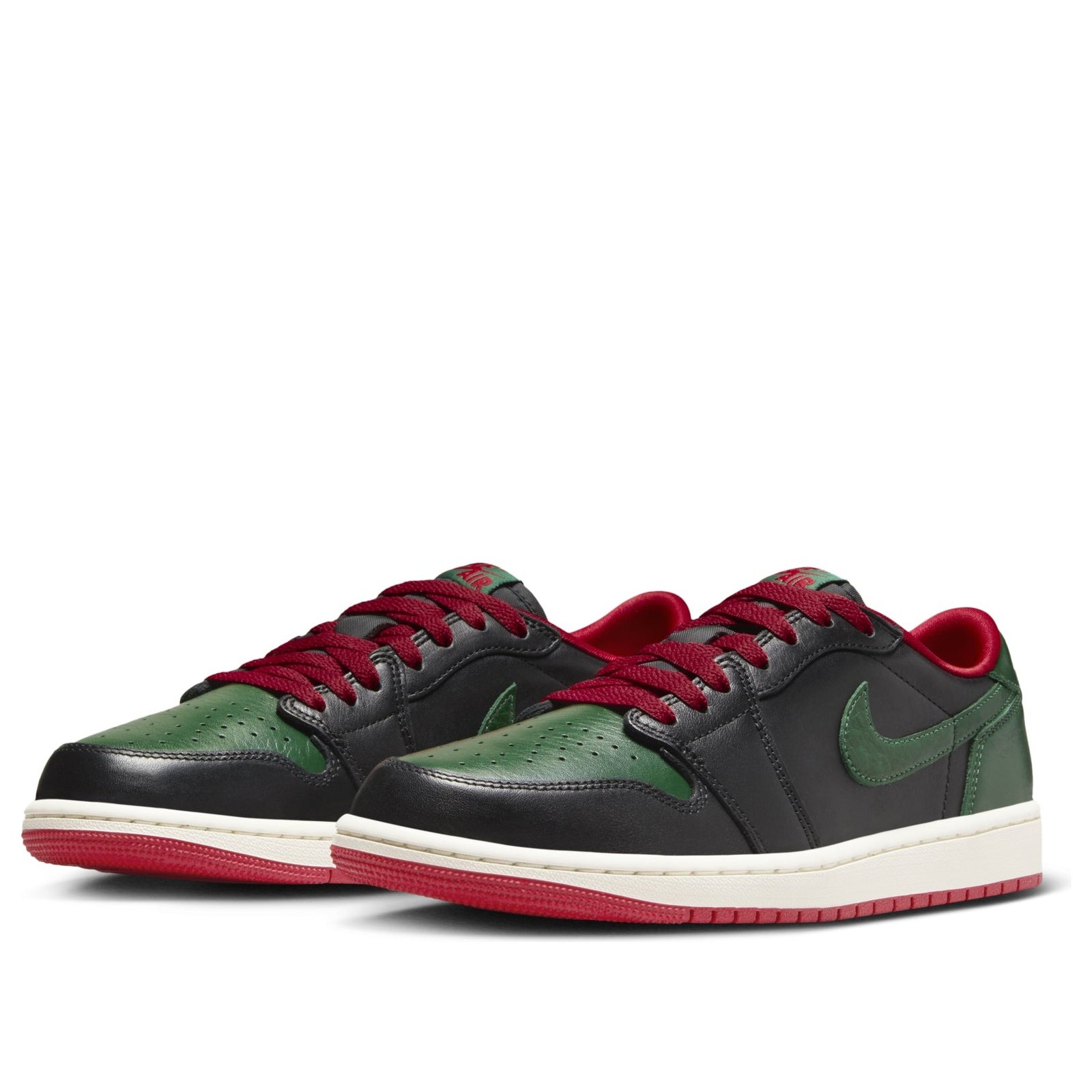 Jordan 1 Retro Low OG Gorge Green Varsity Red (Women's) 6 Jordan 1 Retro Low OG Gorge Green Varsity Red (Women's)