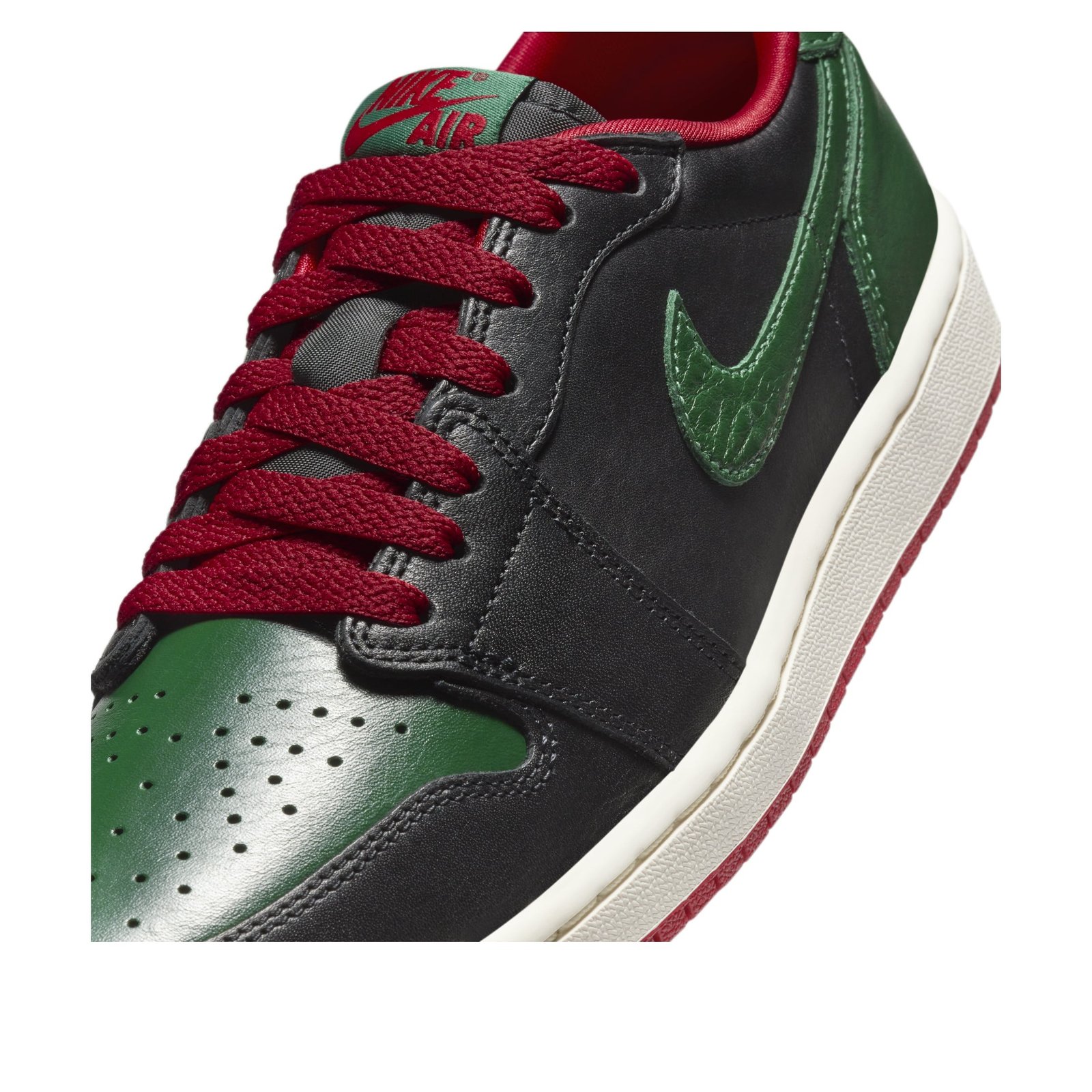 Jordan 1 Retro Low OG Gorge Green Varsity Red (Women's) 7 Jordan 1 Retro Low OG Gorge Green Varsity Red (Women's)