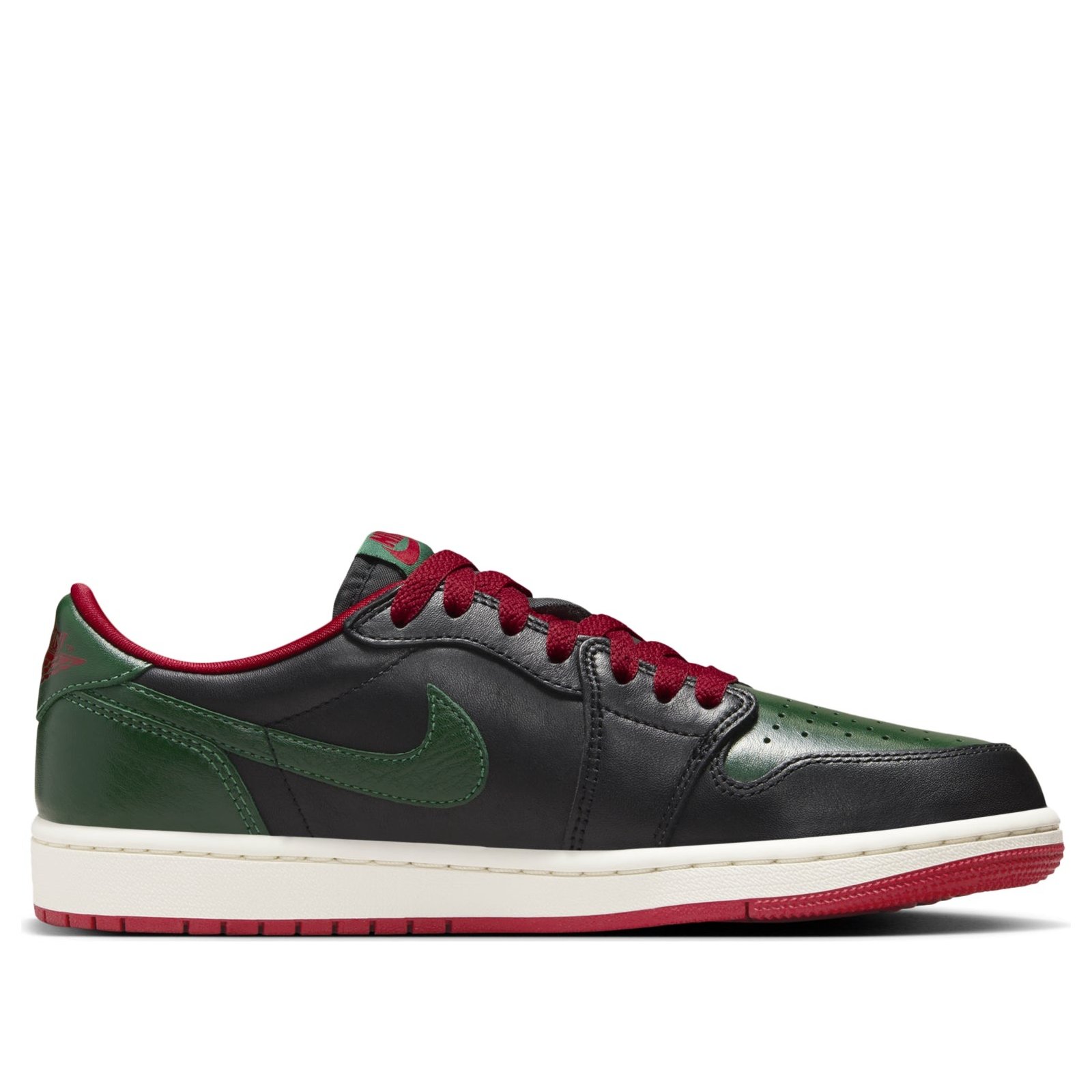 Jordan 1 Retro Low OG Gorge Green Varsity Red (Women's) 8 Jordan 1 Retro Low OG Gorge Green Varsity Red (Women's)