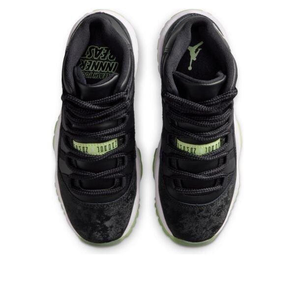 Jordan 11 Retro Black Barely Volt (GS)