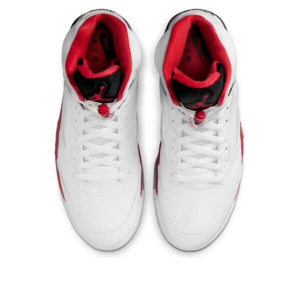 Jordan 5 Retro Fire Red Black Tongue (2025)