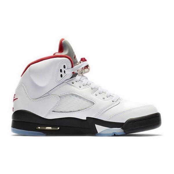 Jordan 5 Retro Fire Red Silver Tongue (2020) (GS)