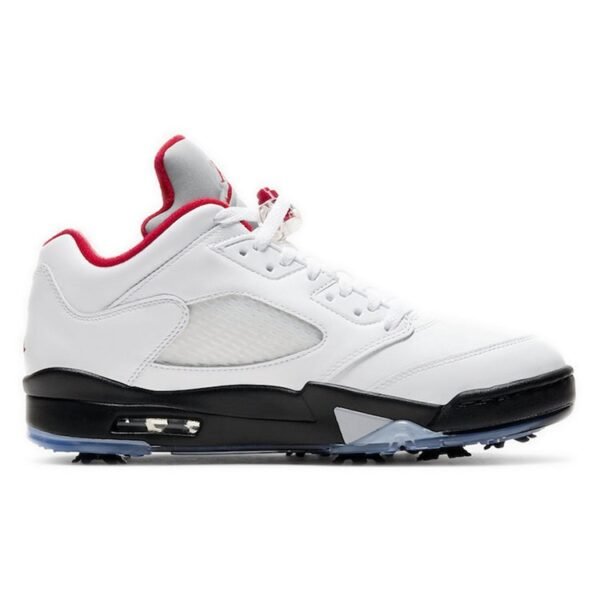 Jordan 5 Retro Low Golf Fire Red (Silver Tongue)