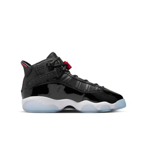 Jordan 6 Rings Black White Gym Red (GS)