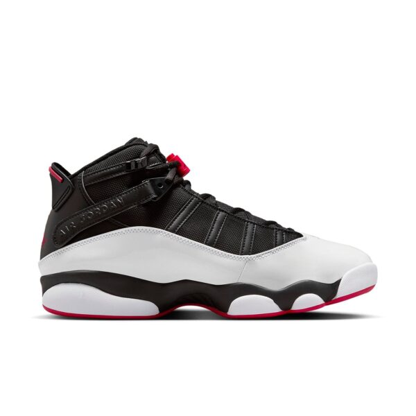 Jordan 6 Rings Black White Varsity Red