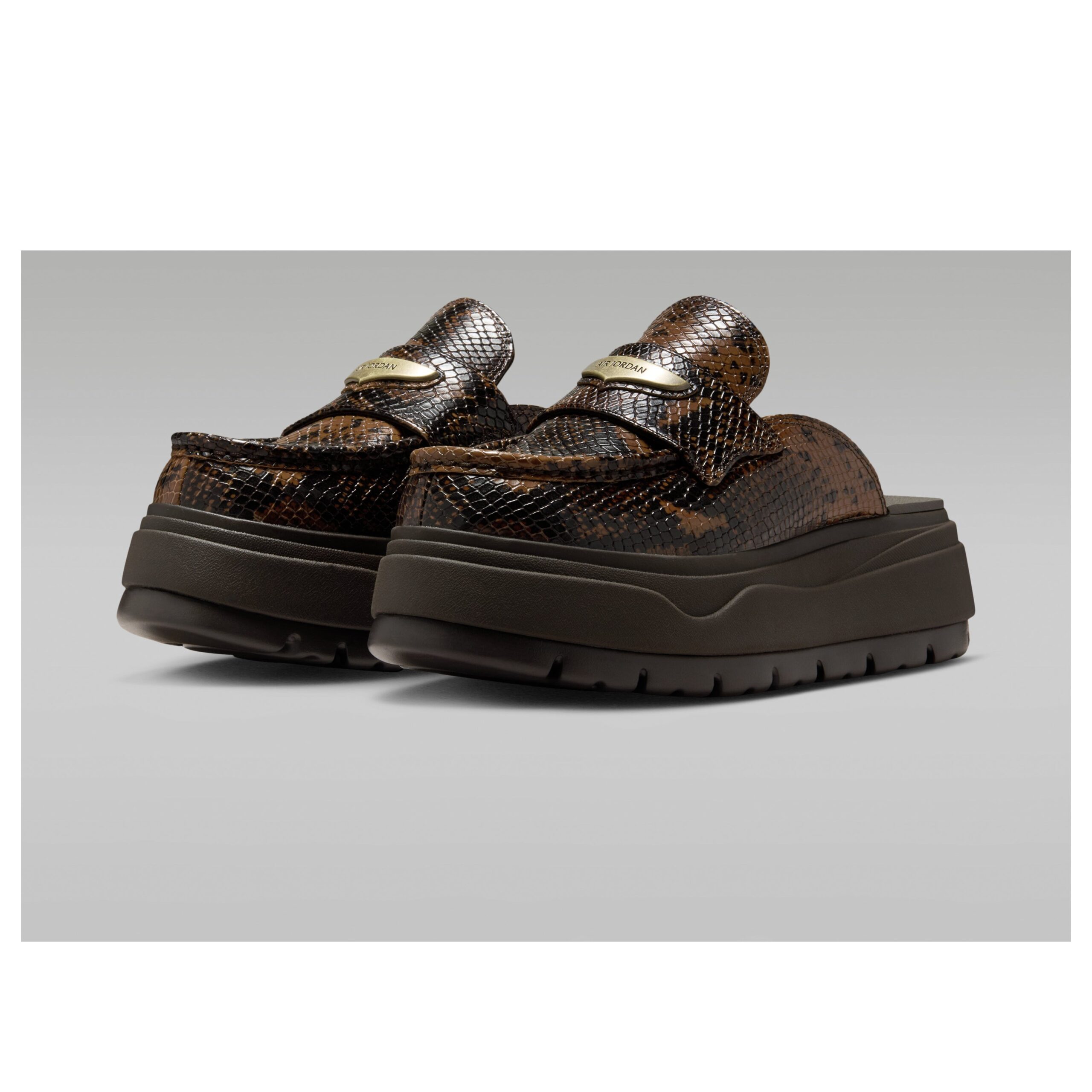 Jordan Mule Croc Velvet Brown (Womens) 5 Jordan Mule Croc Velvet Brown (Womens)