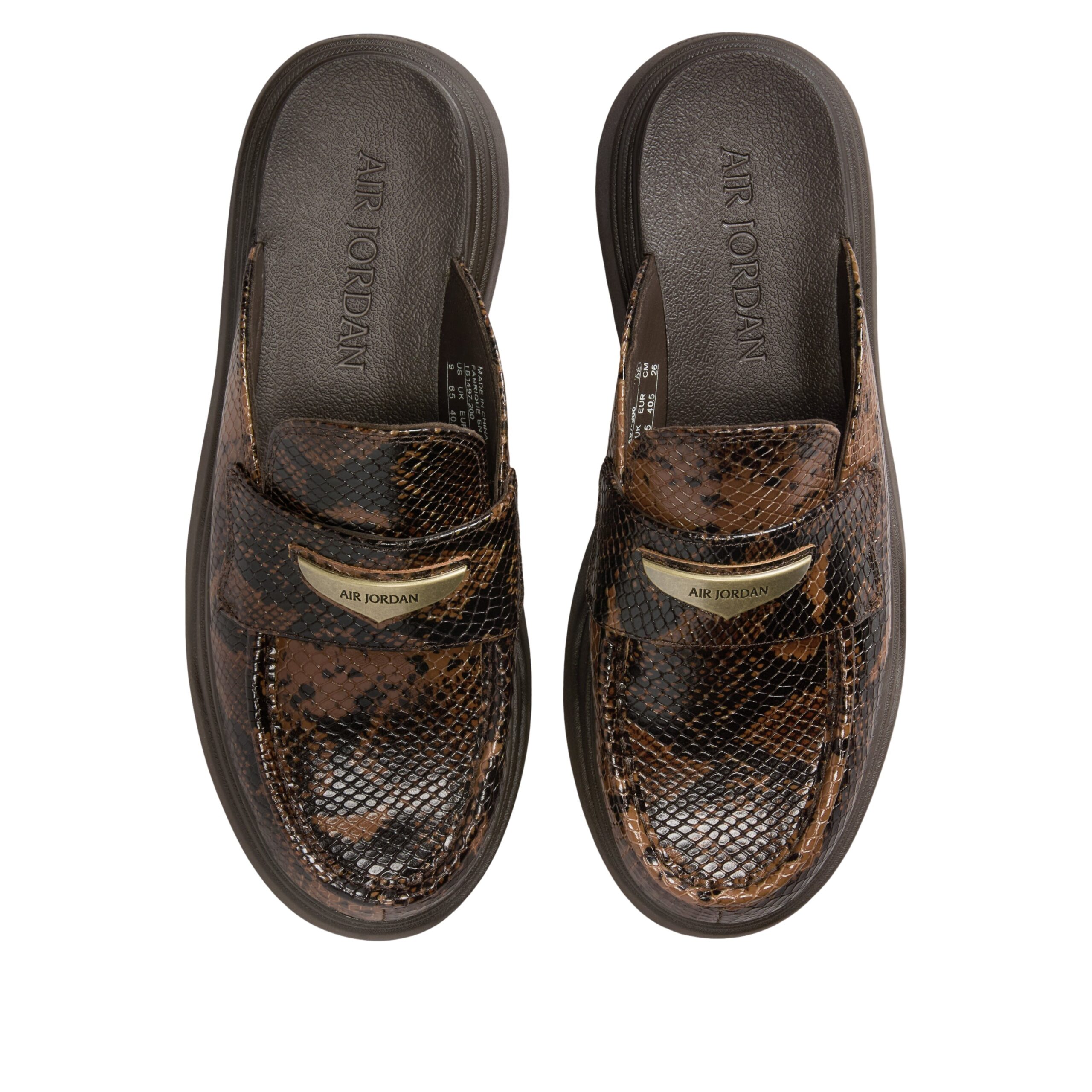 Jordan Mule Croc Velvet Brown (Womens) 6 Jordan Mule Croc Velvet Brown (Womens)