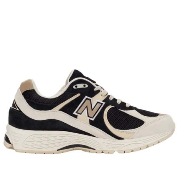 New Balance 2002R Black Beige Tan