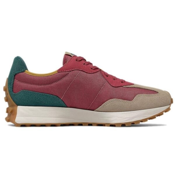 New Balance 327 Bordeaux Tan Teal
