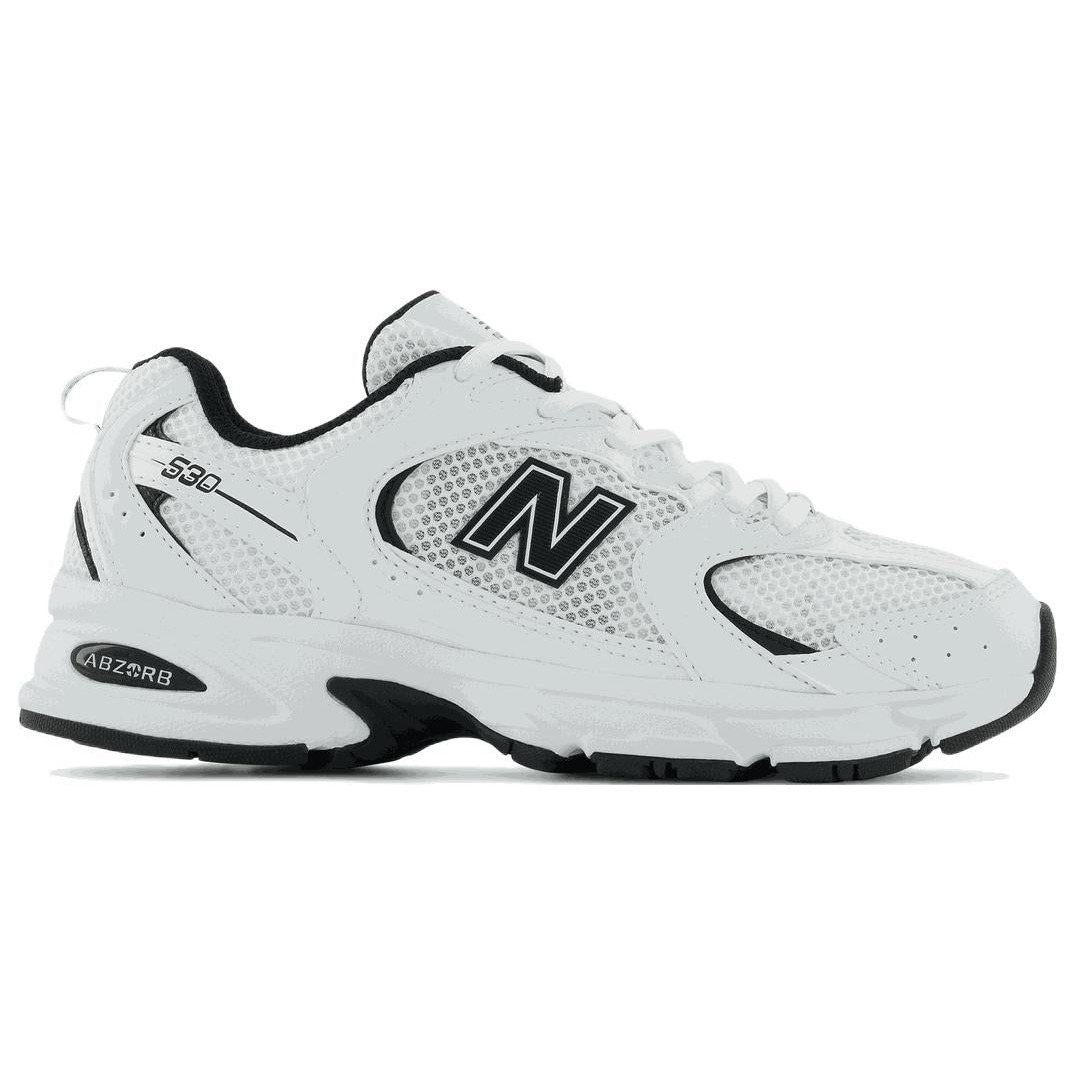 New Balance 530 White Black Details 4 New Balance 530 White Black Details
