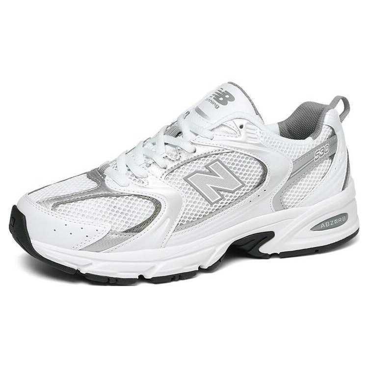 New Balance 530 White Silver Metallic 5 New Balance 530 White Silver Metallic