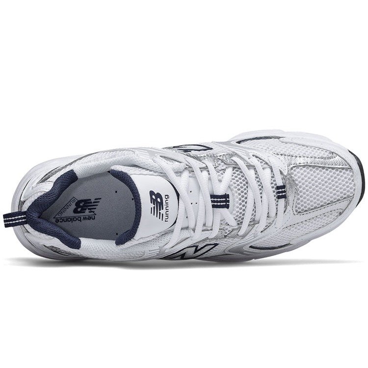 New Balance 530 White Silver Navy 5 New Balance 530 White Silver Navy