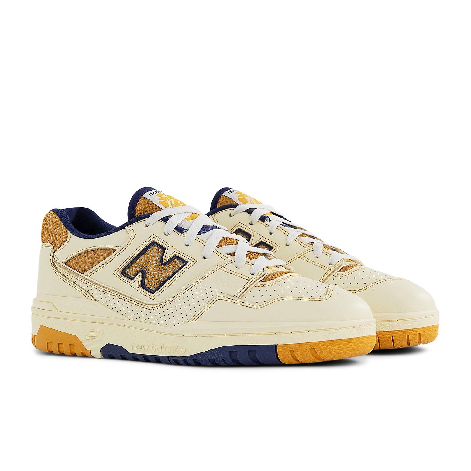New Balance 550 Aime Leon Dore Masaryk Community Gym Yellow 4 New Balance 550 Aime Leon Dore Masaryk Community Gym Yellow