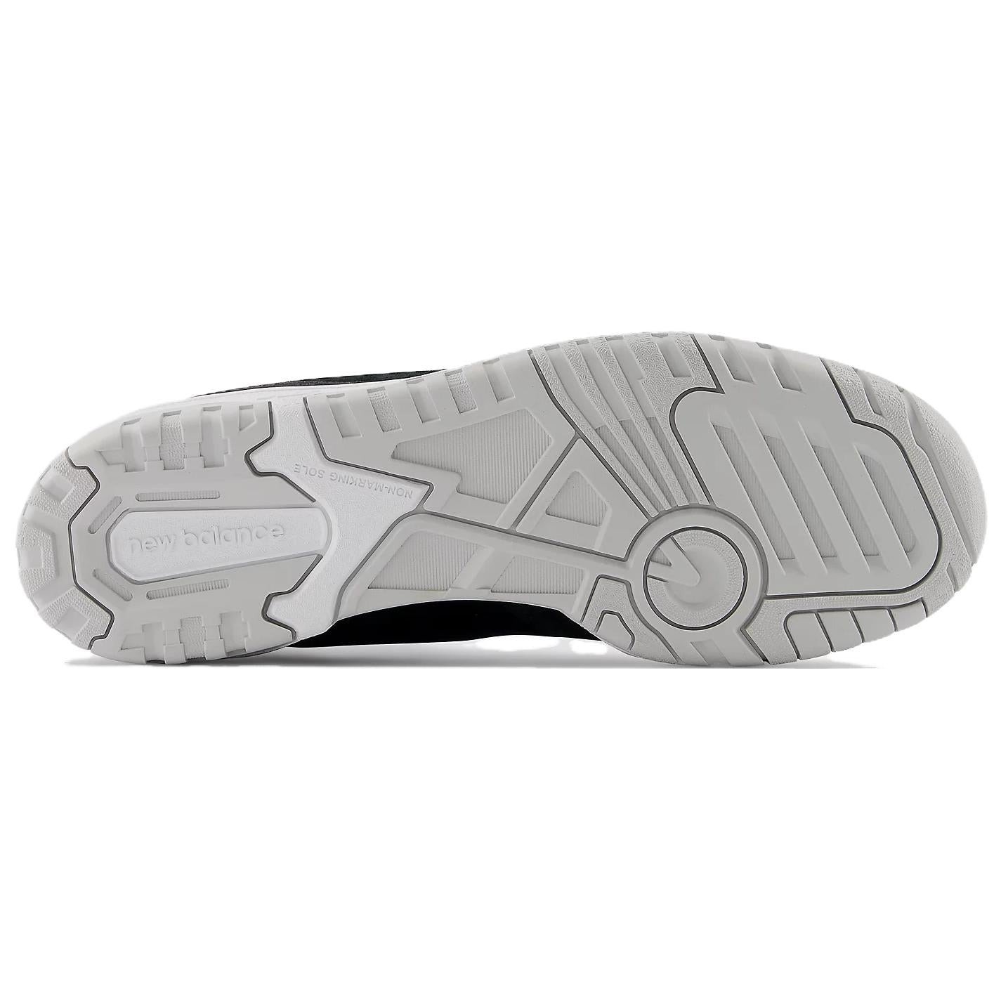 New Balance 550 Suede Perforated Leather Black White 8 New Balance 550 Suede Perforated Leather Black White