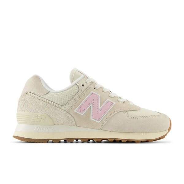 New Balance 574 Linen Century Pink Gum (Womens)