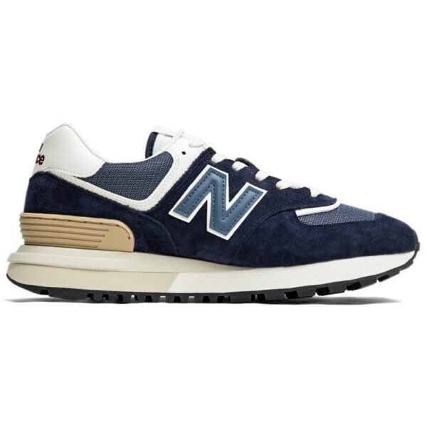 New Balance 574 Navy White Beige