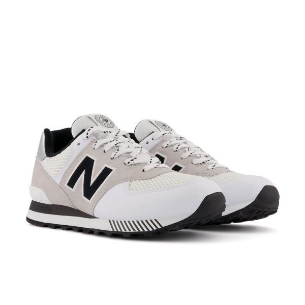 New Balance 574 White Black Grey