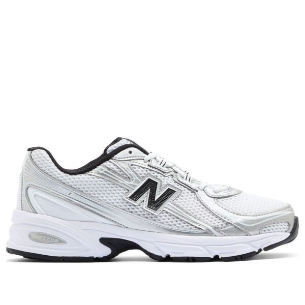 New Balance 740 White Silver Metallic Navy