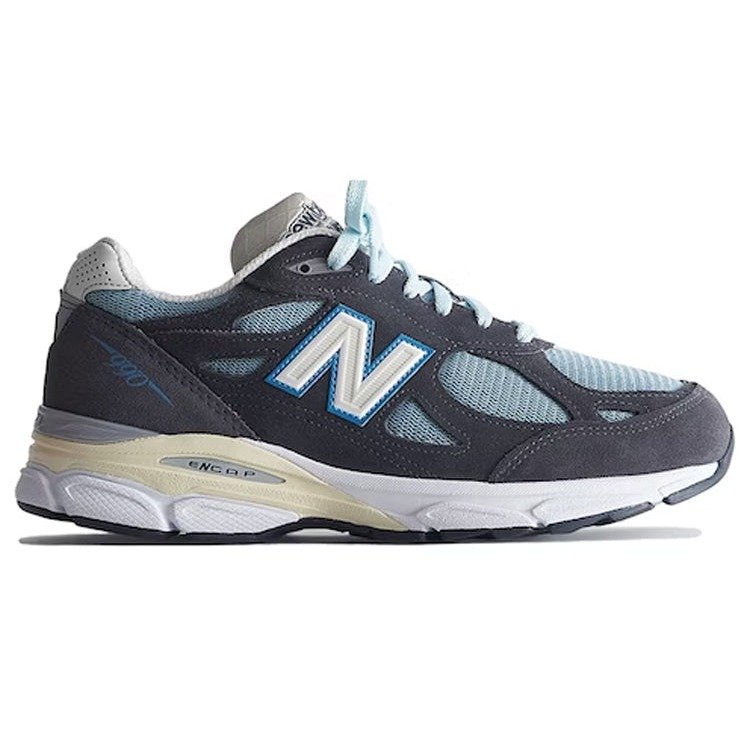 New Balance 990v3 MiUSA Kith Steel Blue 4 New Balance 990v3 MiUSA Kith Steel Blue