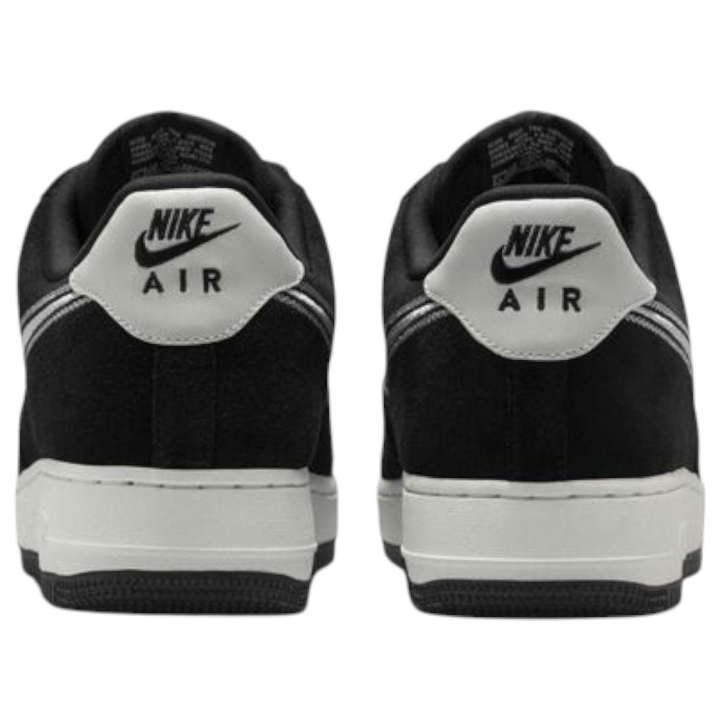 Nike Air Force 1 Low '07 LV8 Black Sail Embroidered Swoosh 6 Nike Air Force 1 Low '07 LV8 Black Sail Embroidered Swoosh