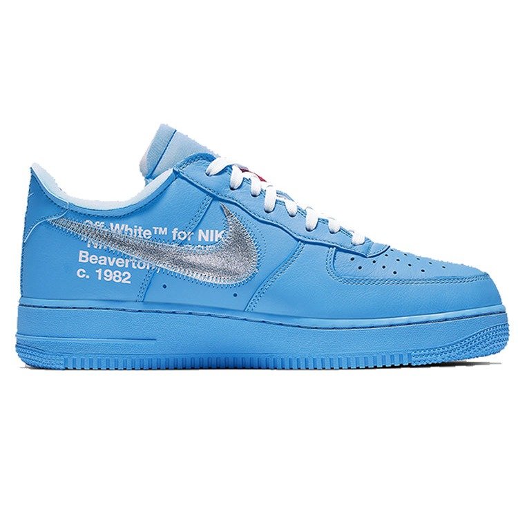 Nike Air Force 1 Low Off-White MCA University Blue 4 Nike Air Force 1 Low Off-White MCA University Blue