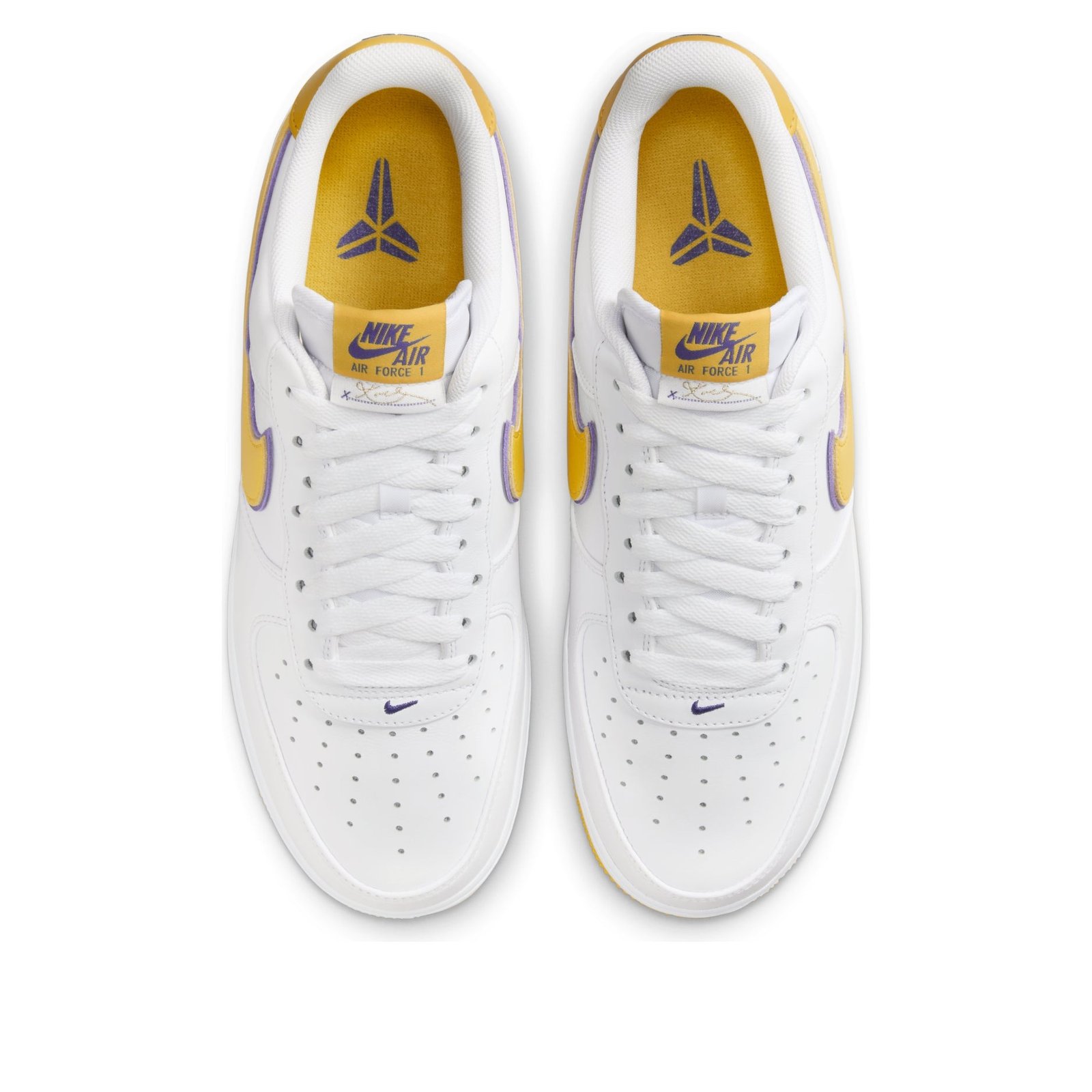 Nike Air Force 1 Low Retro QS Kobe Bryant Lakers Home 4 Nike Air Force 1 Low Retro QS Kobe Bryant Lakers Home