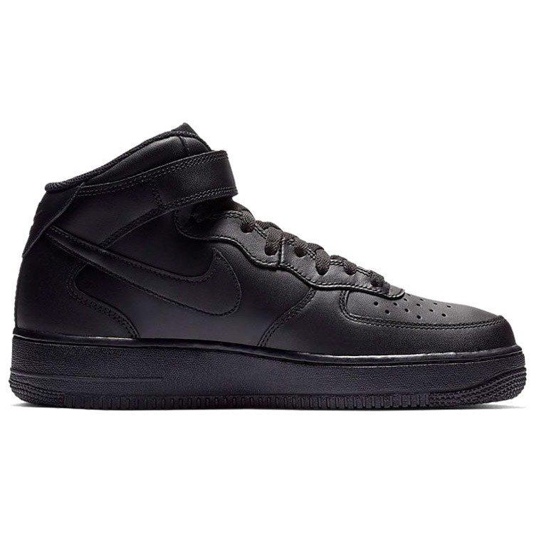 Nike Air Force 1 Mid '07 Black 4 Nike Air Force 1 Mid '07 Black