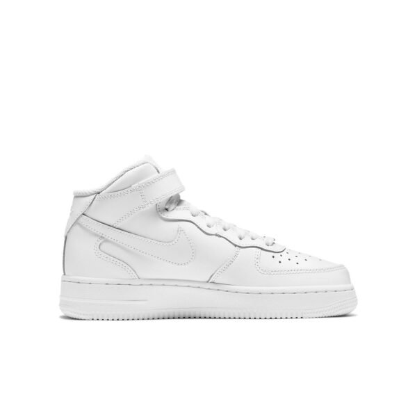 Nike Air Force 1 Mid LE Triple White (GS)
