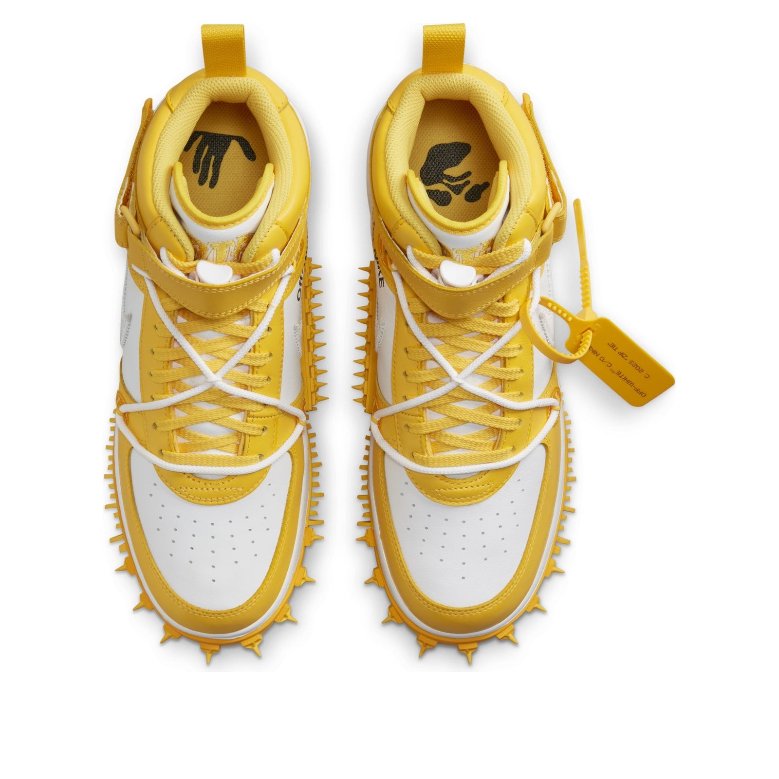 Nike Air Force 1 Mid SP Off-White Varsity Maize 4 Nike Air Force 1 Mid SP Off-White Varsity Maize