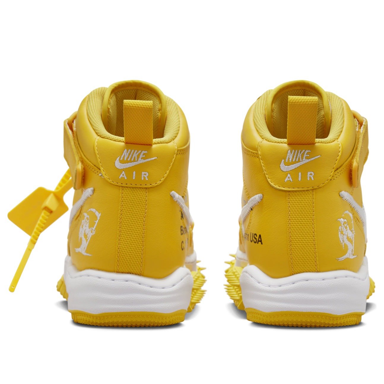 Nike Air Force 1 Mid SP Off-White Varsity Maize 5 Nike Air Force 1 Mid SP Off-White Varsity Maize