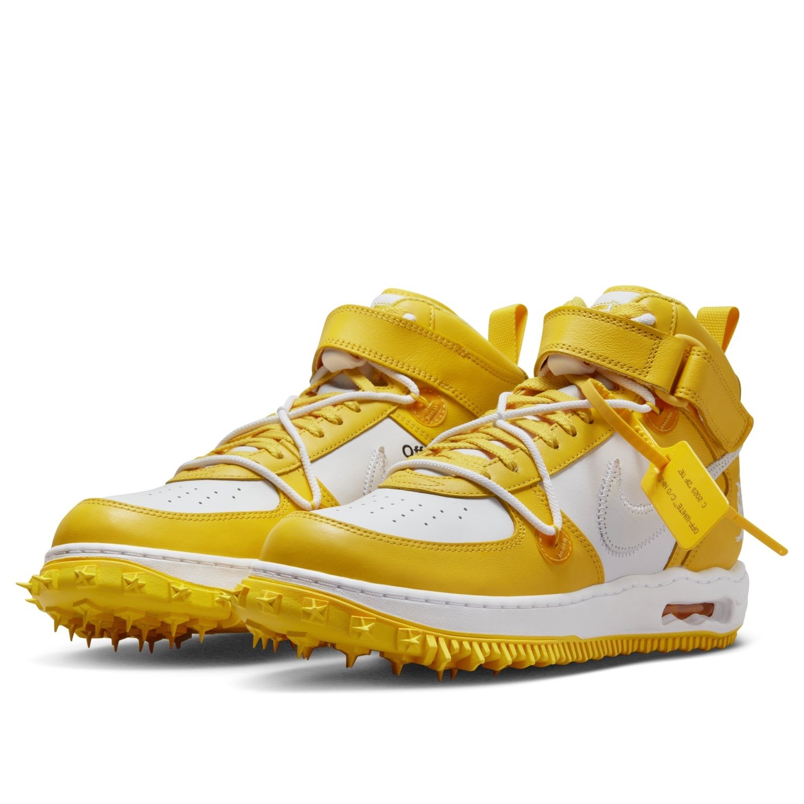 Nike Air Force 1 Mid SP Off-White Varsity Maize 6 Nike Air Force 1 Mid SP Off-White Varsity Maize